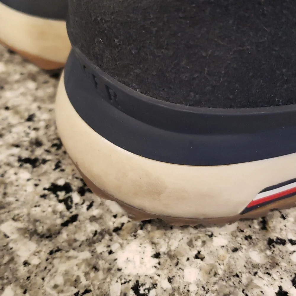 Tommy Hilfiger Navy & Brown Sneakers - Picture 7 of 7